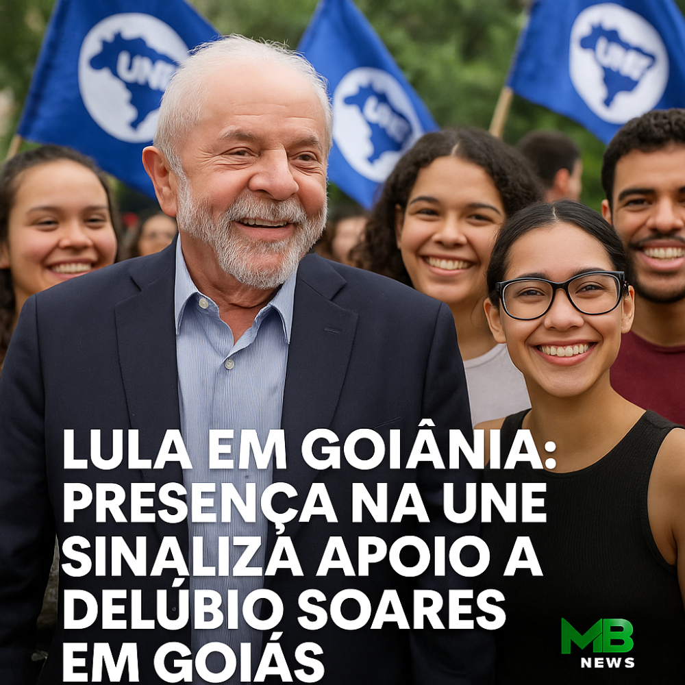 Lula em Goiânia: presença em congresso da UNE sinaliza apoio velado a Delúbio Soares para deputado federal