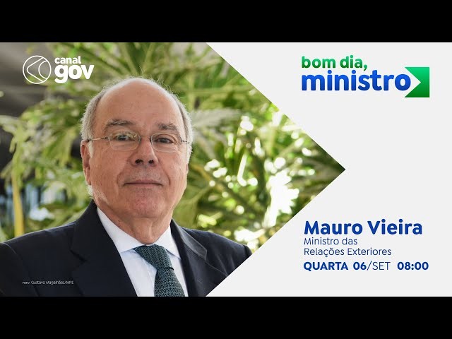 Mauro Vieira detalha participação de Lula no G20