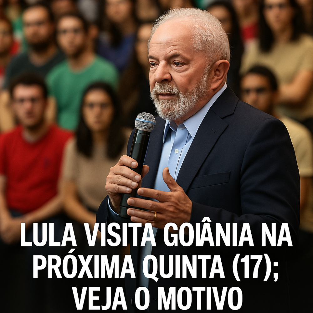 Lula visita Goiânia na próxima quinta-feira para participar do 60º Congresso da UNE