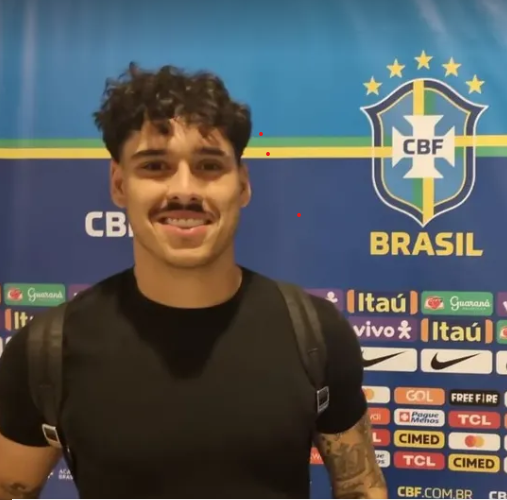 Lucas Halter Se Apresenta a Seleção Brasileira