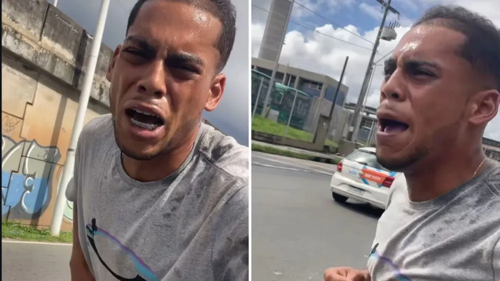 Influenciador é baleado em Salvador e grava vídeo pedindo socorro nas redes sociais