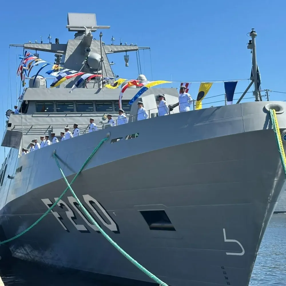Marinha apresenta nova Fragata Tamandaré em cerimônia no Rio de Janeiro