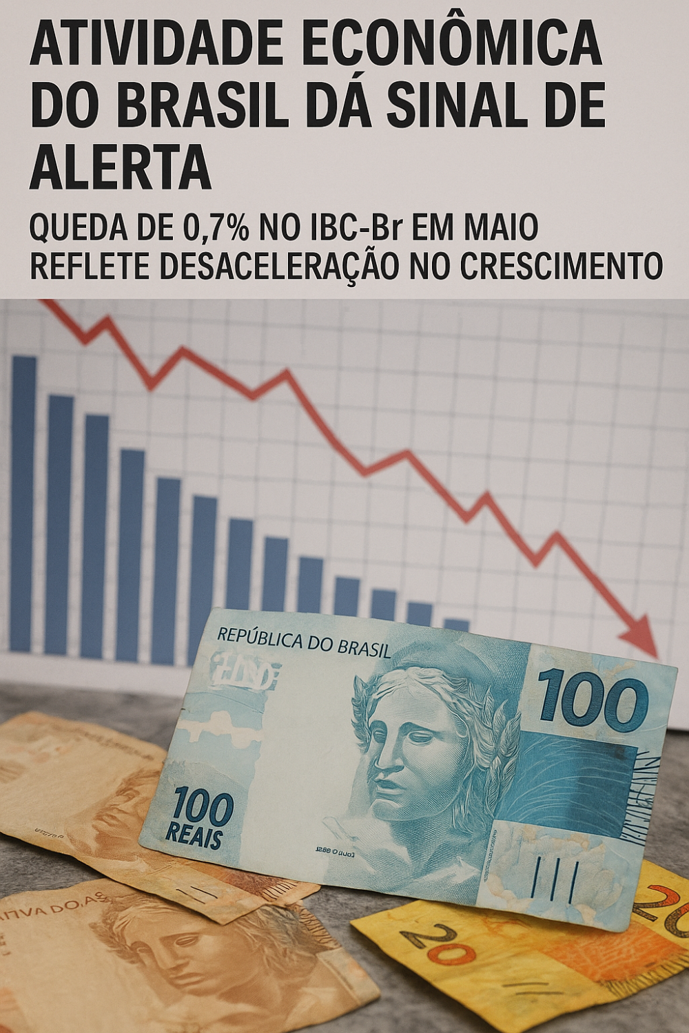 Atividade Econômica do Brasil dá Sinal de Alerta: Queda de 0,7% no IBC-Br em Maio Reflete Desaceleração no Crescimento