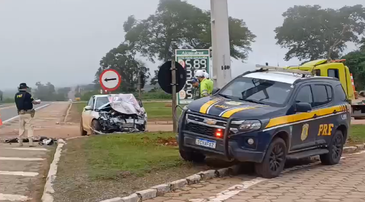 Acidente na BR-153 mata três pessoas em Goiás
