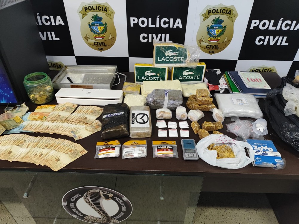 Operação da Polícia Civil mira organização criminosa que movimentava milhões com tráfico de drogas