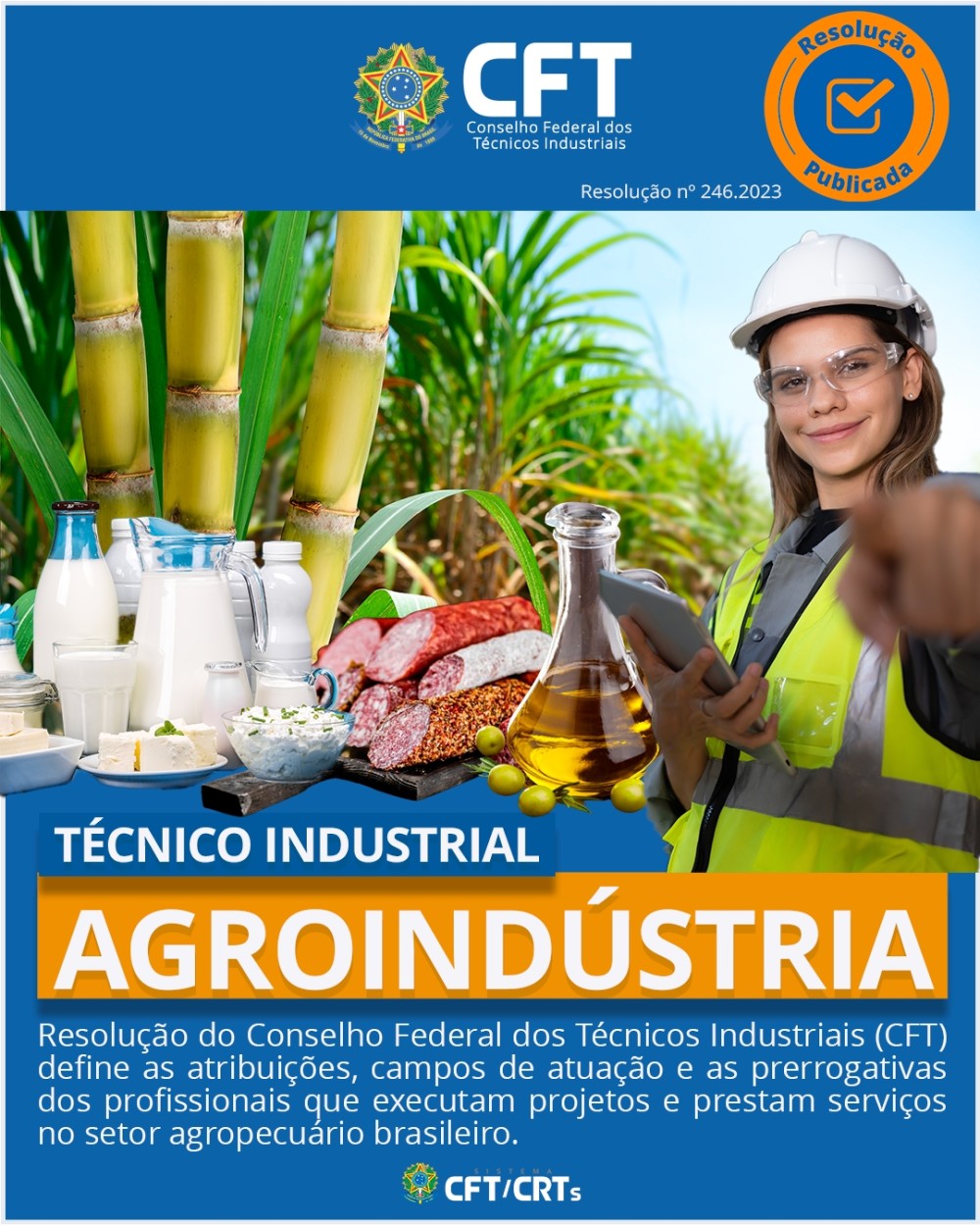 Resolução define atribuições dos técnicos em Agroindústria