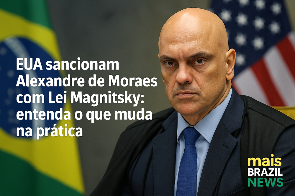 Morte Financeira: EUA sancionam Alexandre de Moraes com Lei Magnitsky: