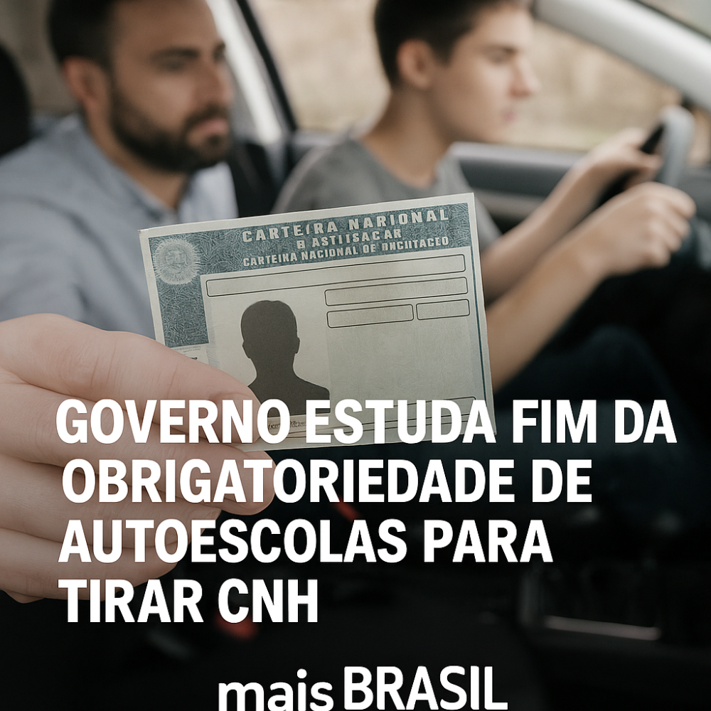Governo estuda fim da obrigatoriedade de autoescolas para tirar CNH