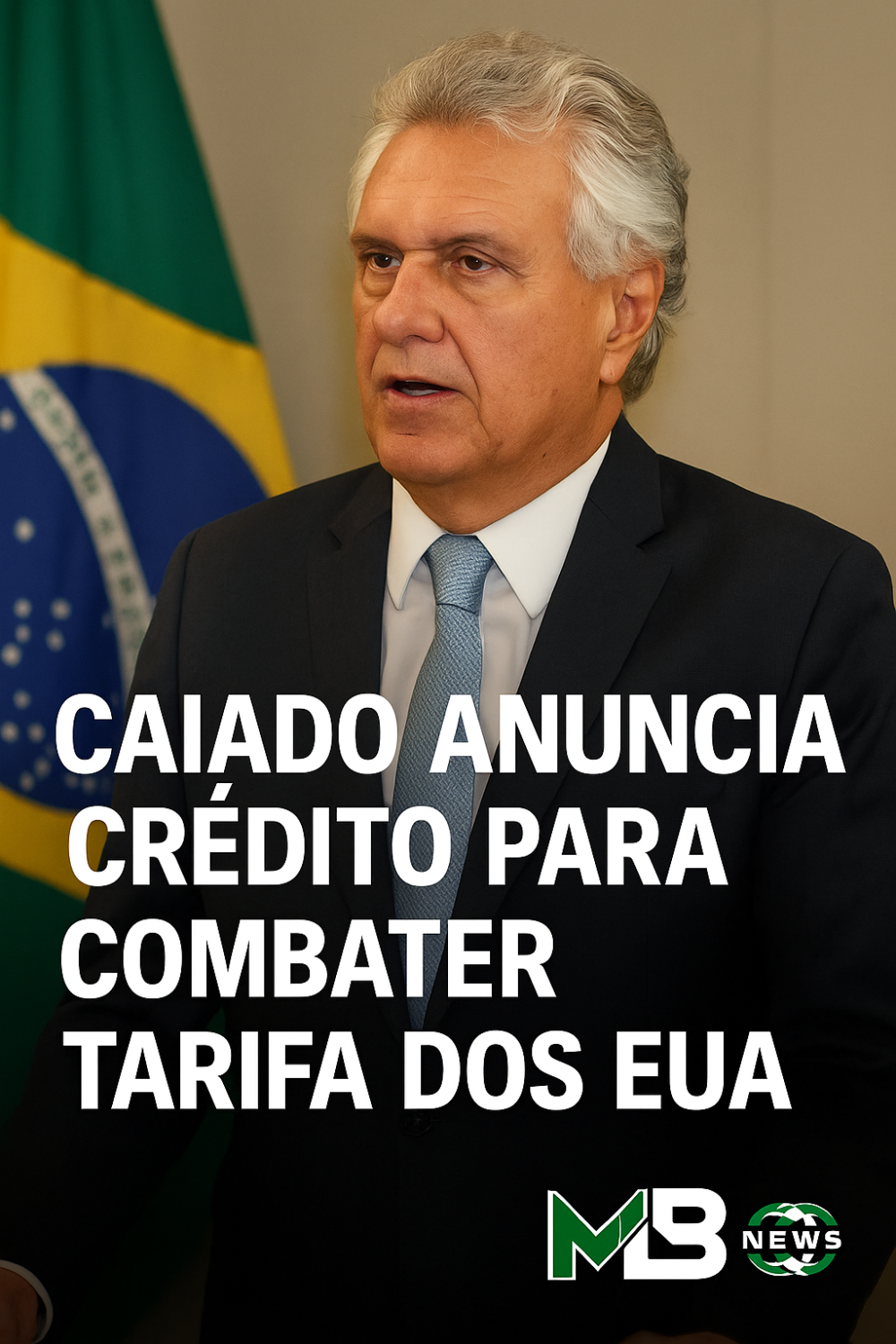 Caiado reage ao tarifaço de Trump com linhas de crédito