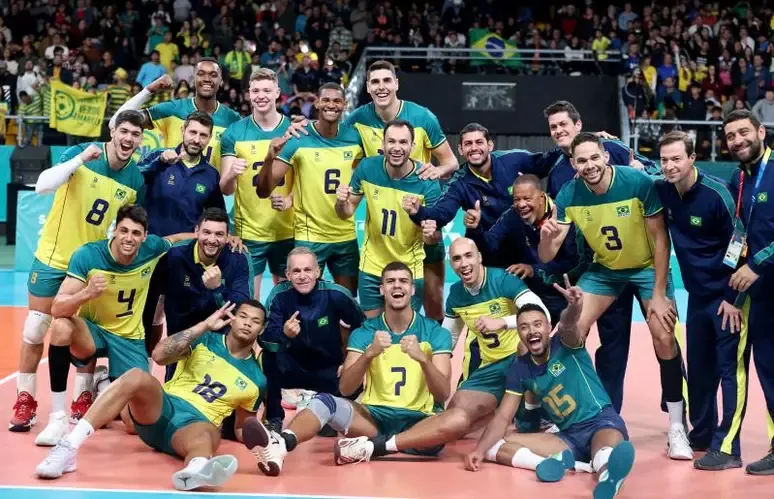Vôlei masculino do Brasil ganha incentivo extra na busca do ouro nos Jogos Pan-Americanos 2023